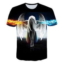 Load image into Gallery viewer, Big yards New Fashion Brand T-shirt Men/Women Summer 3d Tshirt Print angel T shirt Tops Tees