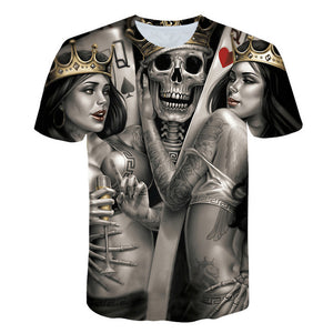 Big yards New Fashion Brand T-shirt Men/Women Summer 3d Tshirt Print angel T shirt Tops Tees